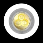 Golden Coin M logo