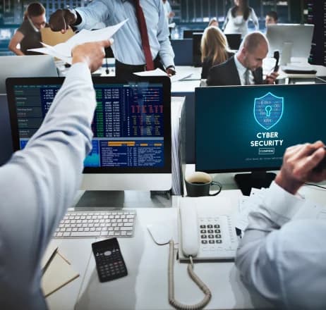 VPN application security dashboard showing encryption and privacy protection