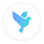 Blue Bird Abstract logo