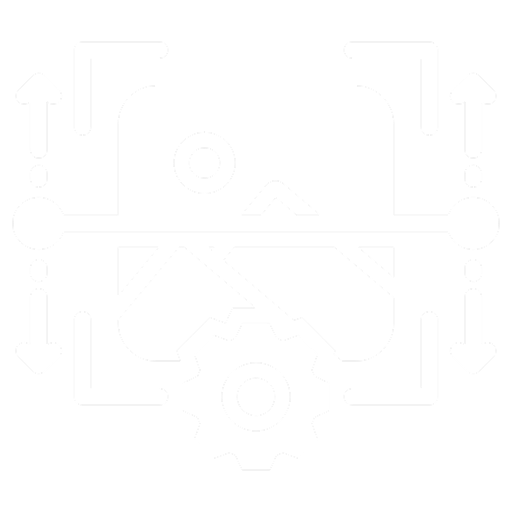 Icon depicting Python's scalable architecture
