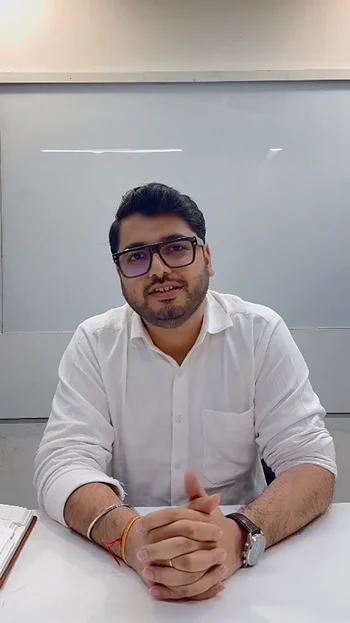 Video testimonial from Saarthak Gupta