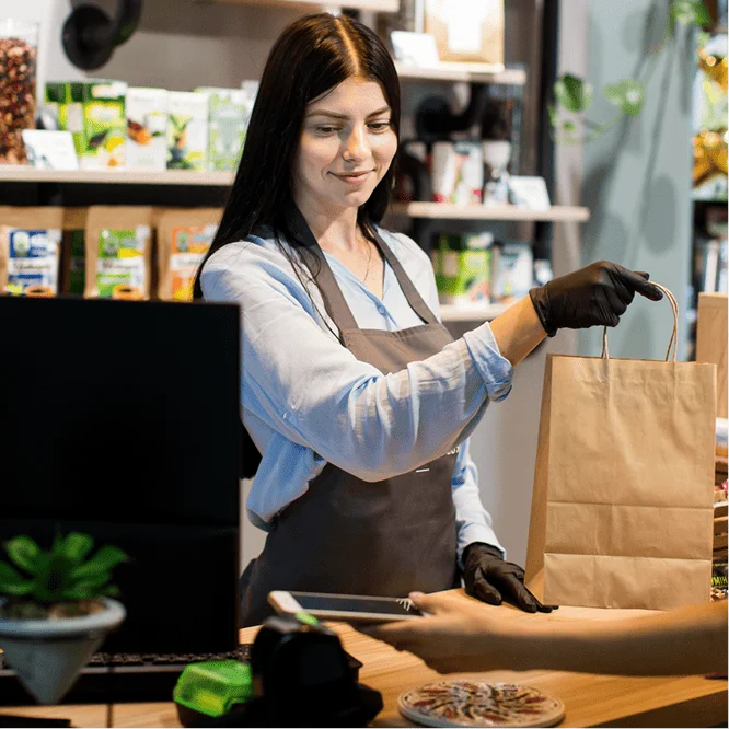 Loyalty app interface on mobile