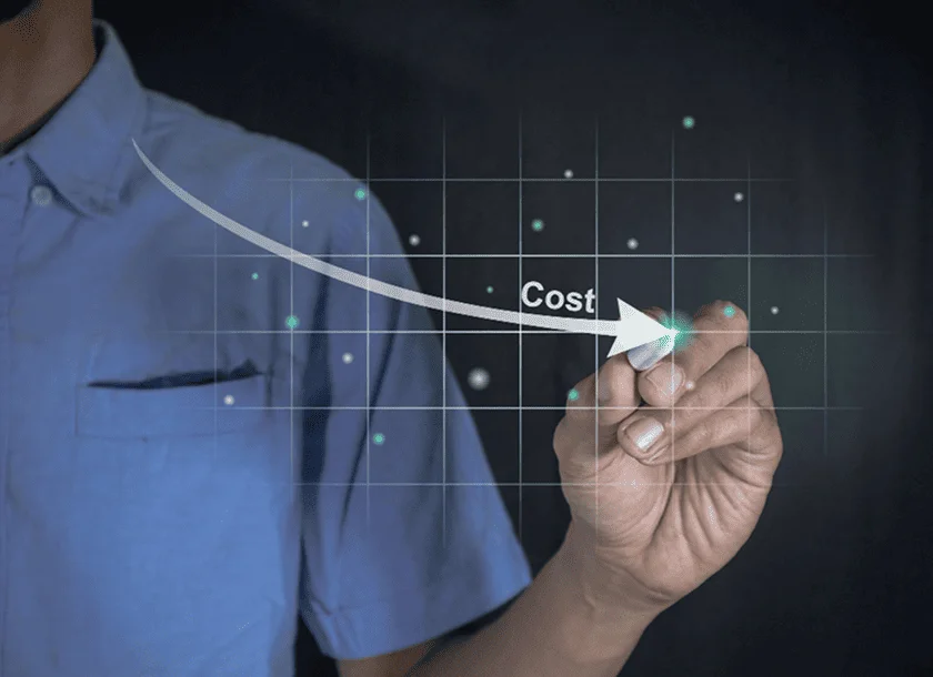 Reduced cash flow efficiency