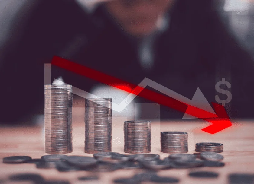 Revenue loss from defaults