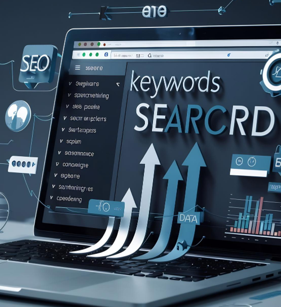 SEO performance and web optimization dashboard